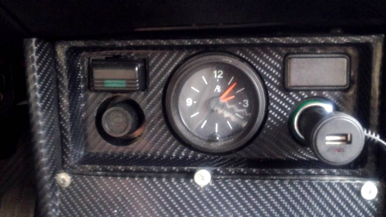 Доработка панели приборов ваз 2107 - YouTube