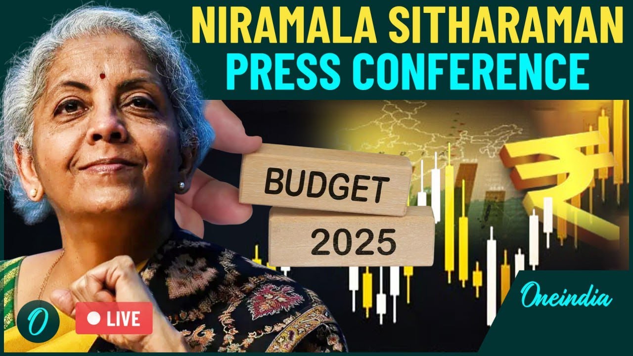 Nirmala Sitharaman LIVE: FM Nirmala Sitharaman Press Conference | Budget 2025 | Mumbai | Oneindia