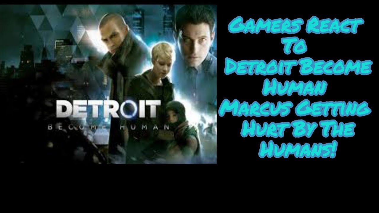 Gamers React to Detroit Become Human Marcus Getting Hurt By The Humans!