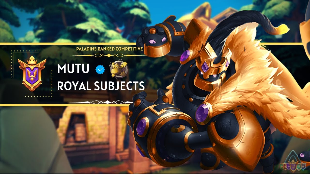 Tough Match, Playing Against the Best Counter MUTU (Grand Master) Paladins Ranked Competitive
