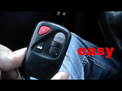 Mazda RX8 How to program the keyless entry remote control fob FCC ID: KPU41805 VISTEON: 41848
