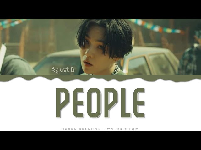 Agust D - 'People' Lyrics Color Coded (Han/Rom/Eng) class=