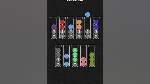 Ball Sort Puzzle Level - 310