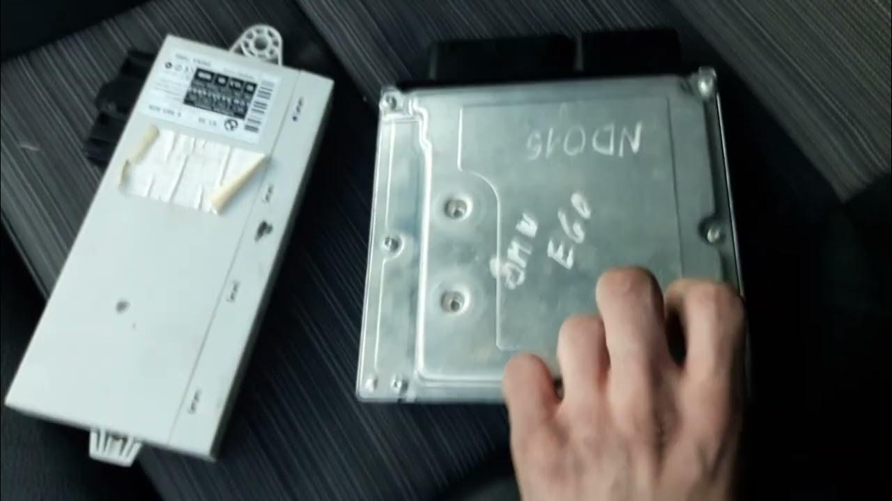 BMW E61 525D 2005 bad ECU (no start, transmission fault, fuel pump failure). YouTube