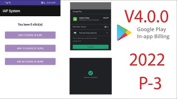 Android Google Billing Library v4 In App Purchases 2022 Part 3 - Integrating Billing methods.