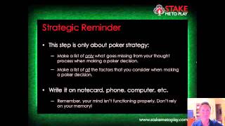 Stake Me To Play - Part 2 of &#39;Mastering the Mental Game of Poker with Jared Tendler&#39;