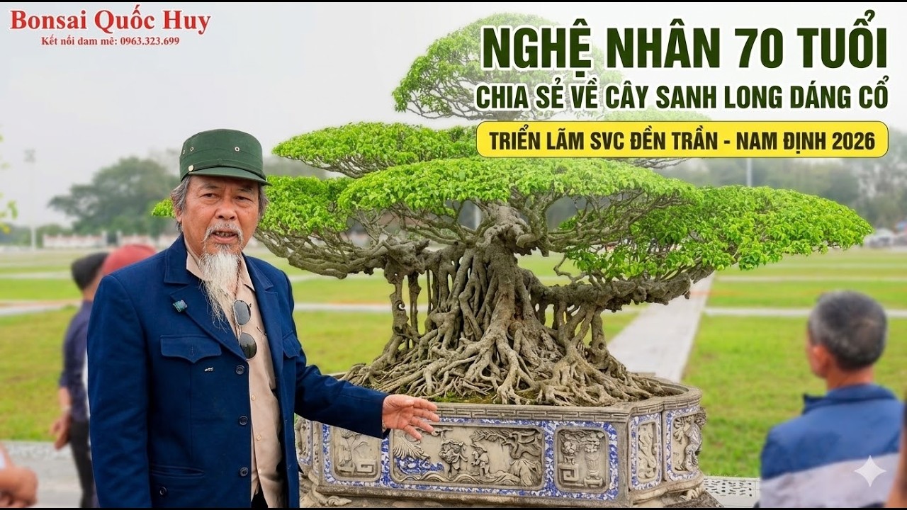 Long chầu trực hay trực chầu long - Nghệ nhân Thắng chia sẻ tại triển lãm Đền Trần năm 2026