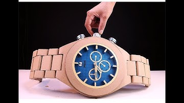 How to Make a Wall Clock, Cardboard Watch  - DIY Clock  ⌚ ⏱️