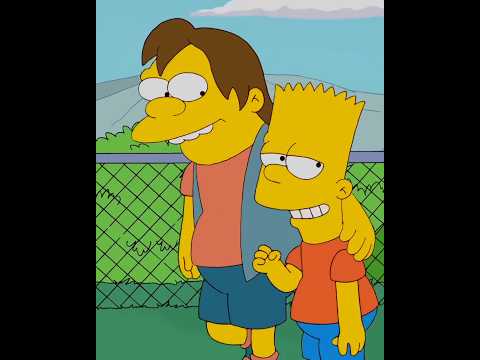 БАРТ УМОМ ИЗБЕЖАЛ ДРАКИ😁 #симпсоны #мультик #simpsons