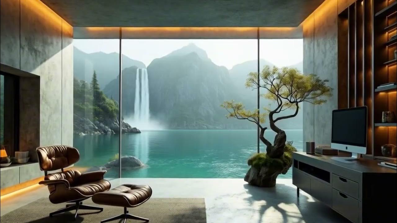 Gentle Jazz Vibes: Relax and Study in a Cozy Lakeside Cafe π·βοΈ Gentle Jazz Vibes: Relax and Study in a Cozy Lakeside Cafe π·βοΈ