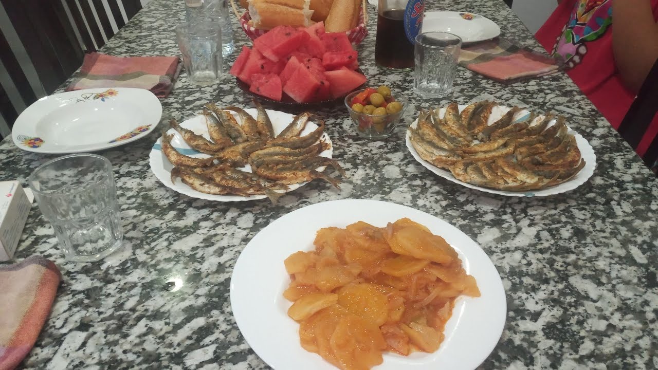 روتين متنوع وصفة بطاطا بالبصل كيفاش تنقي السردين في ثانية وكيفاش تقليه بمغرف زيت دخول المدرسي زمان