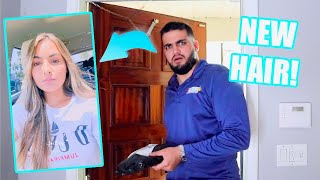 Fiance REACTS To My NEW HAIR!! *Making Him Fall In love Again*