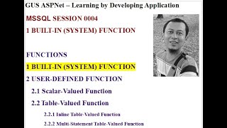 MSSQL 0004 BUILT-IN (SYSTEM) FUNCTION