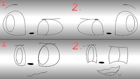 Facial expressions. Animation tests
