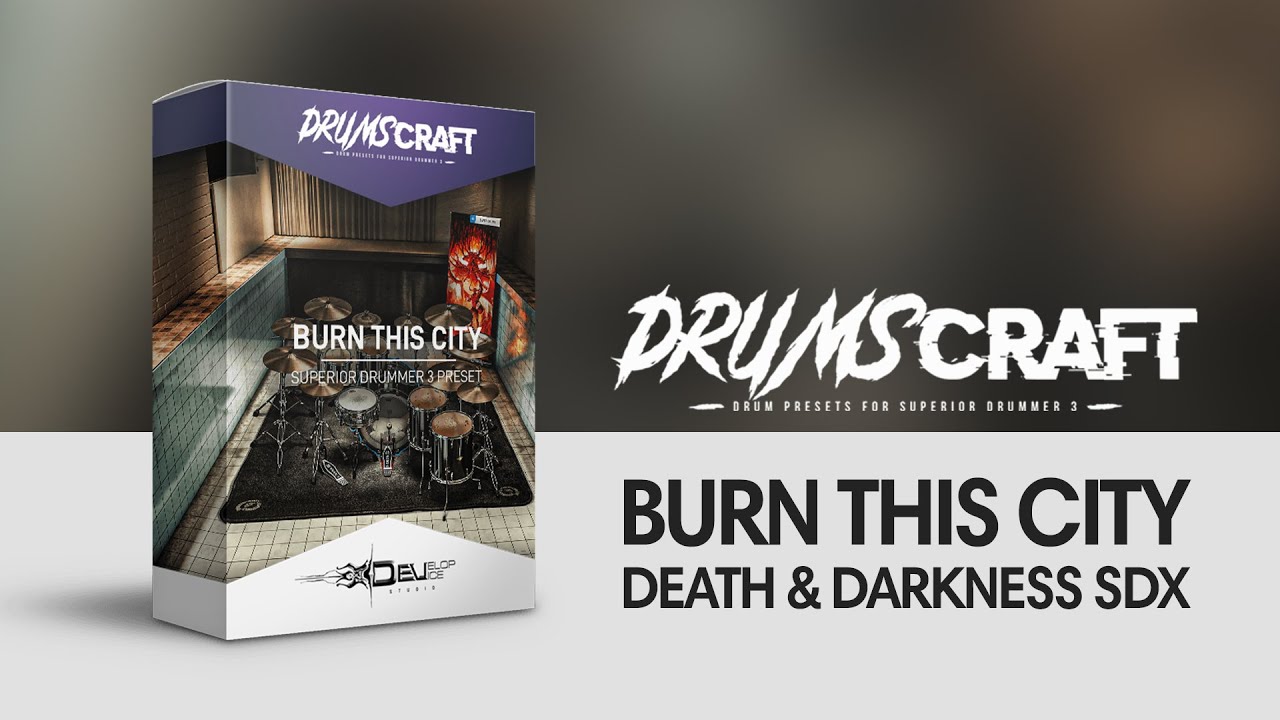 Superior Drummer 3 Preset Bundle for Death & Darkness SDX - 25 Presets - Sound Demo Video