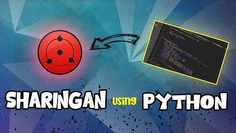 Sharingan Using Python Turtle || Code With Rabbi