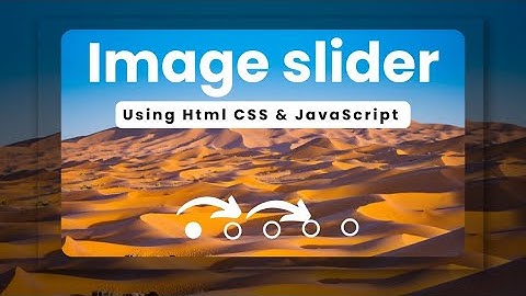 Stop Using JavaScript! Create an Image Slider with ONLY HTML & CSS