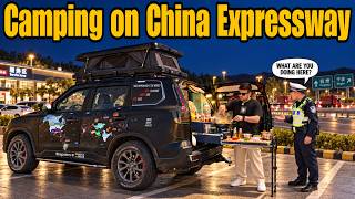 Scorpio-N Camping on China's Crazy Expressway 😰🇨🇳 |World Road Trip| #EP-31