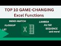 10 Must-Know Excel Functions for Advanced Users