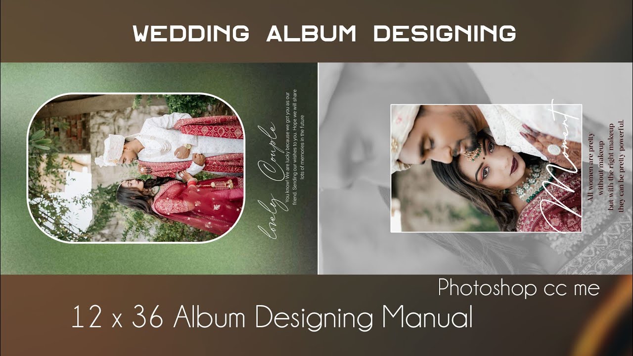 Album designing in Photoshop CC | How to create album designing in ...