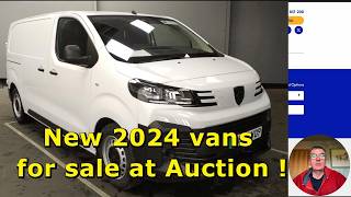 New 2024 Electric Vans for sale at auction 5th May 2026