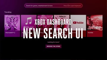 New Xbox search UI