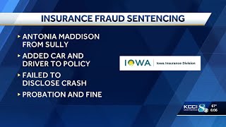 Jasper County woman sentenced following guilty plea to insurance fraud