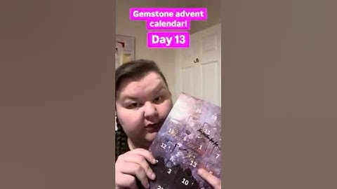Day 13 of opening a gemstone advent calendar! #gemstoneadventcalendar #adventcalendar #christmas