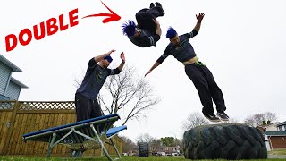 Insane Double Sideflip Precision (Parkour With Fails!)