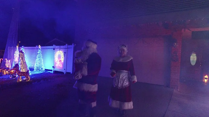 Married by a Snowman during grand lighting 2019