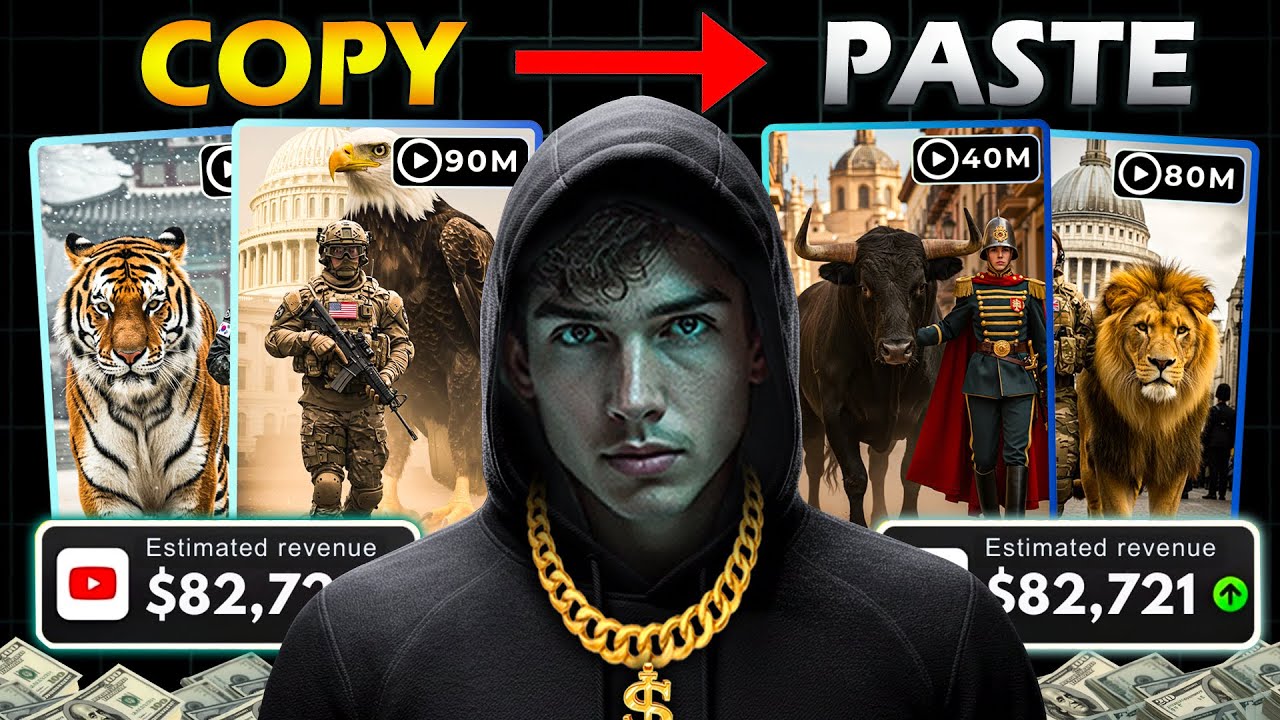 How I Copy & Paste A 92 Million Views Faceless YouTube Channel Using AI