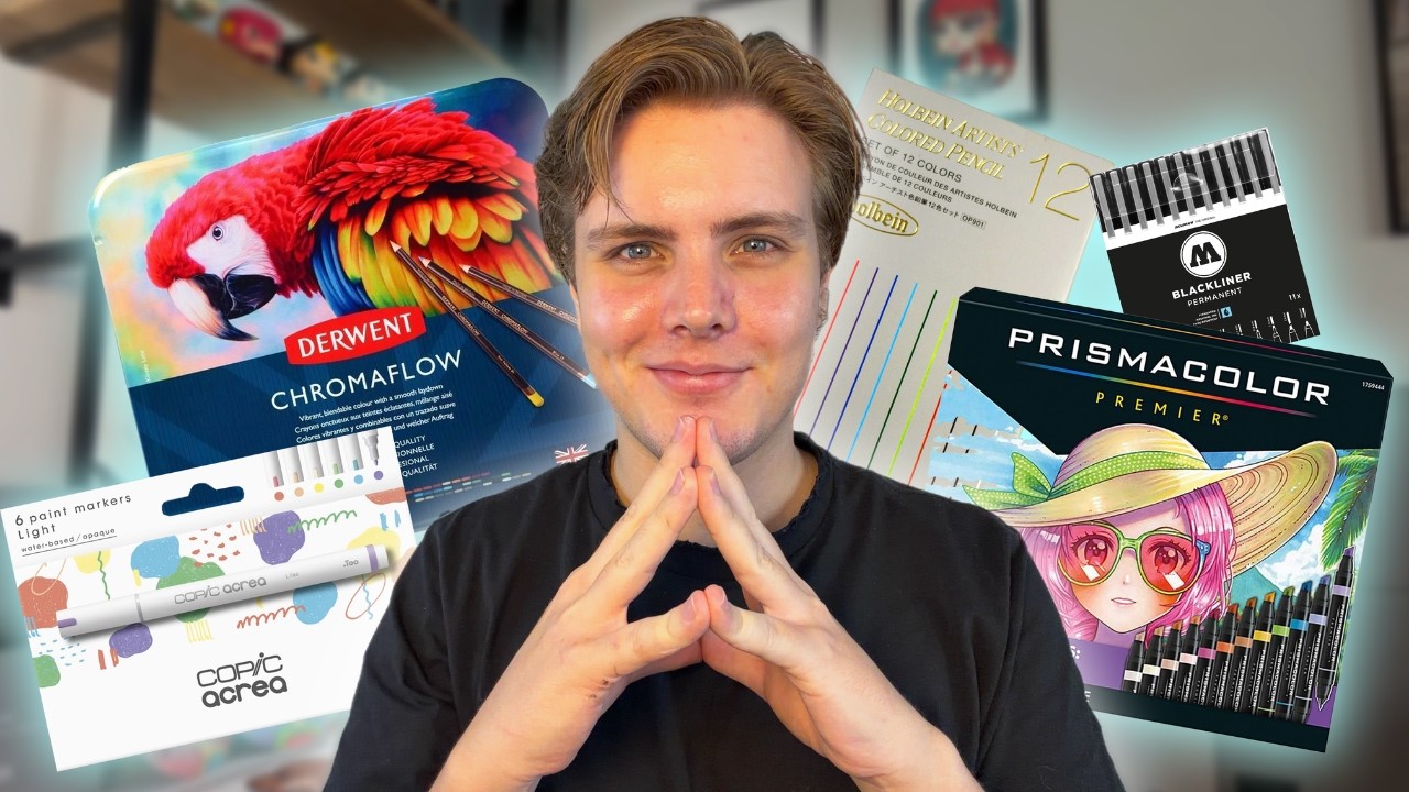 Desenhando Com Os Novos Materiais de Desenho - Valeram a Pena?