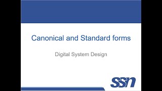 Canonical and Standard Forms