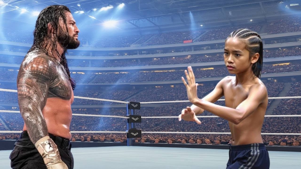 Roman reigns vs. Karate kid : full match - WWE 2K24 | 25 February 2026
