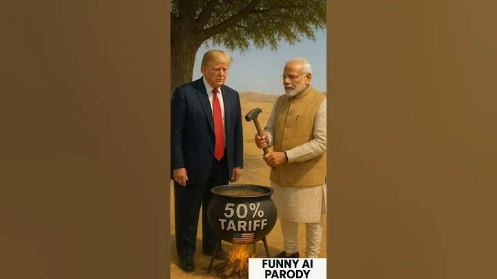 Tariff Drama of Trump & Modi explained #funny #trumptariffs #politicalhumor #comedyshorts