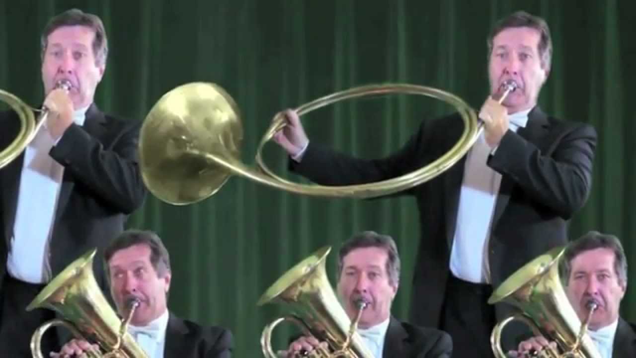 A herd of nerds performs 'Desert Sunrise'