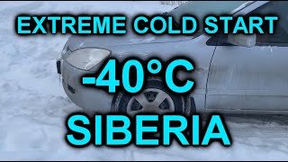 EXTREME car cold start compilation | -40*C | s.2 ep.11 | Odpalanie aut przy mrozie -40 na Syberii