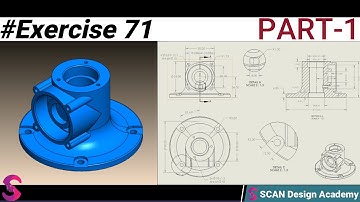 Solidworks Tutorial Exercise 71 {PART-1} | Step-by -Guide