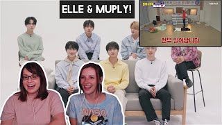 GAMES WITH ENHYPEN | ELLE Game of Song Association 1 & 2 + MUPLY Silence of Idol Reaction