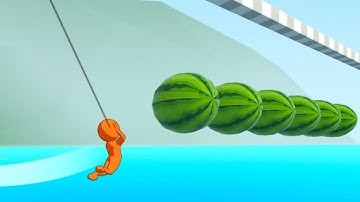 Swing Slice - Top Mobile Game! Relaxing sounds! Satisfying Video