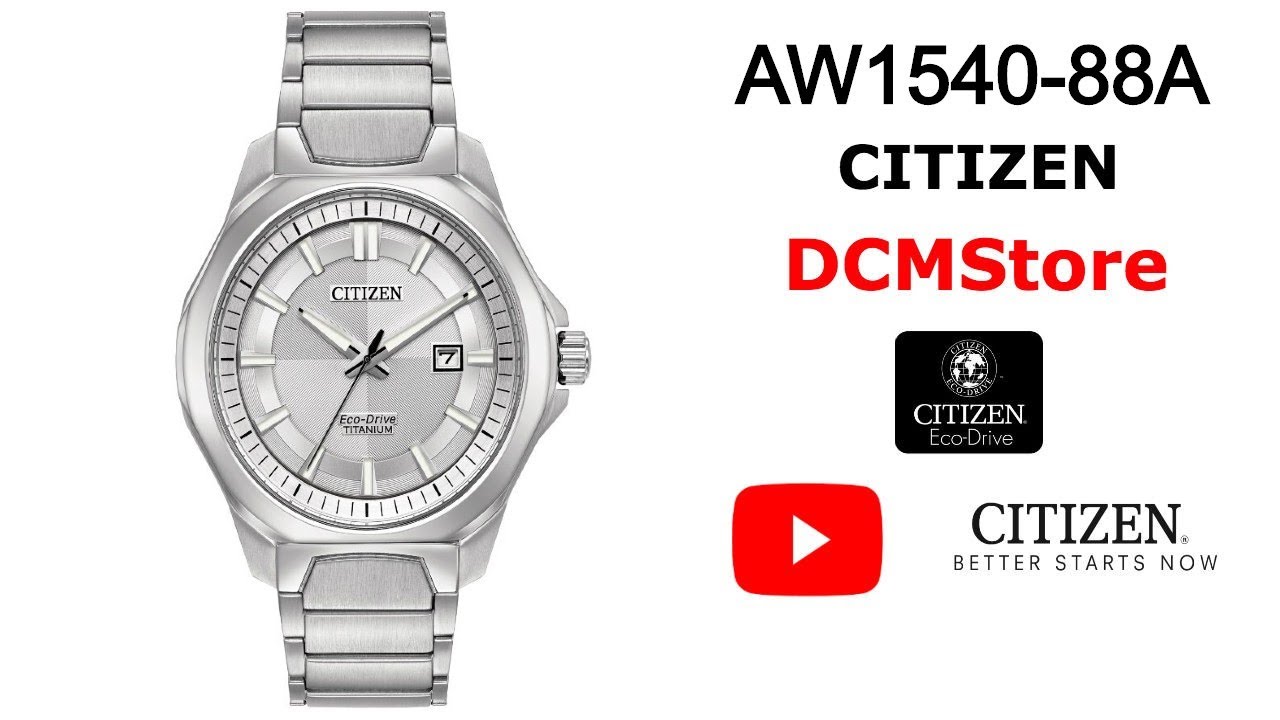 AW1540-88A Citizen Super Titanium Silver Dial