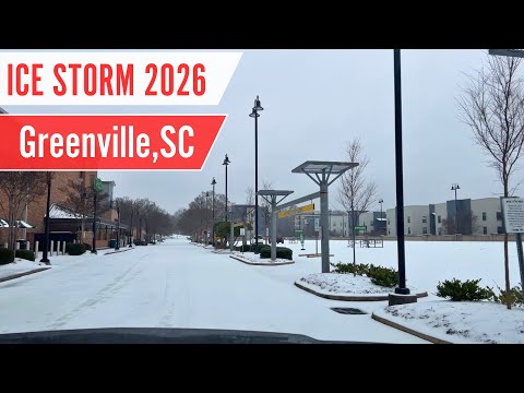 Ice Storm Update: Greenville, South Carolina ❄️ January 25, 2026
