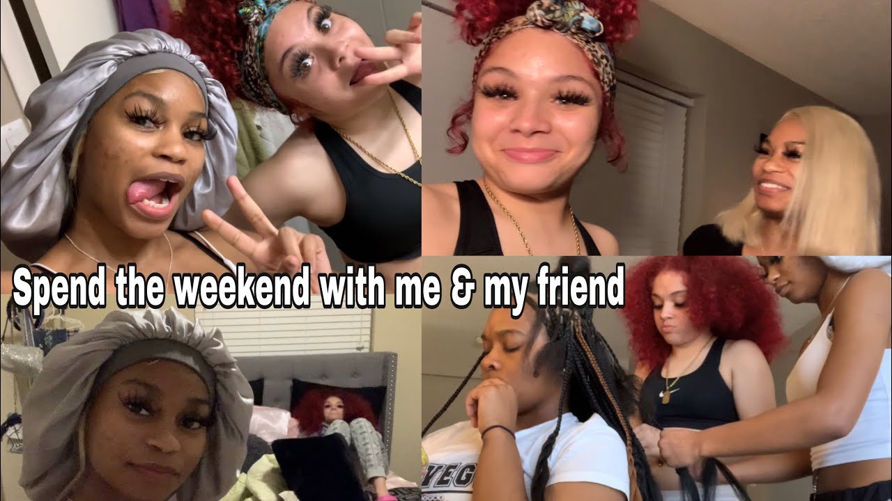 Проведите выходные со мной и моей подругой (вечерний ритуал, прическа, завтрак и т.д.) || JaNiah ...