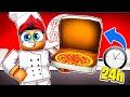 AKU BEKERJA SEBAGAI PEMBUAT PIZZA SELAMA 24 JAM! [Bloxburg RP] (Roblox Malaysia)