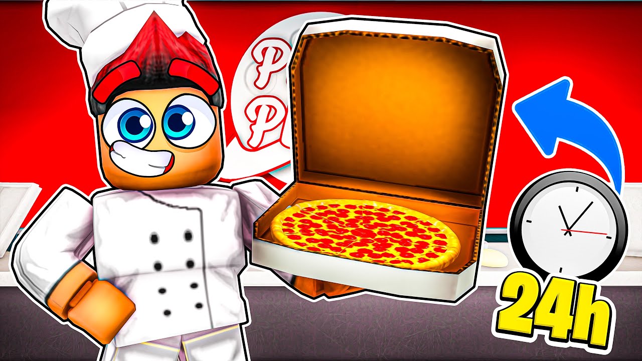 AKU BEKERJA SEBAGAI PEMBUAT PIZZA SELAMA 24 JAM! [Bloxburg RP] (Roblox Malaysia)