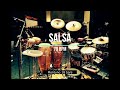 Backing track salsa 70 bpm. Percussion.