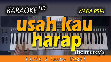 USAH KAU HARAP LAGI - The Mercys | KARAOKE Lirik HD