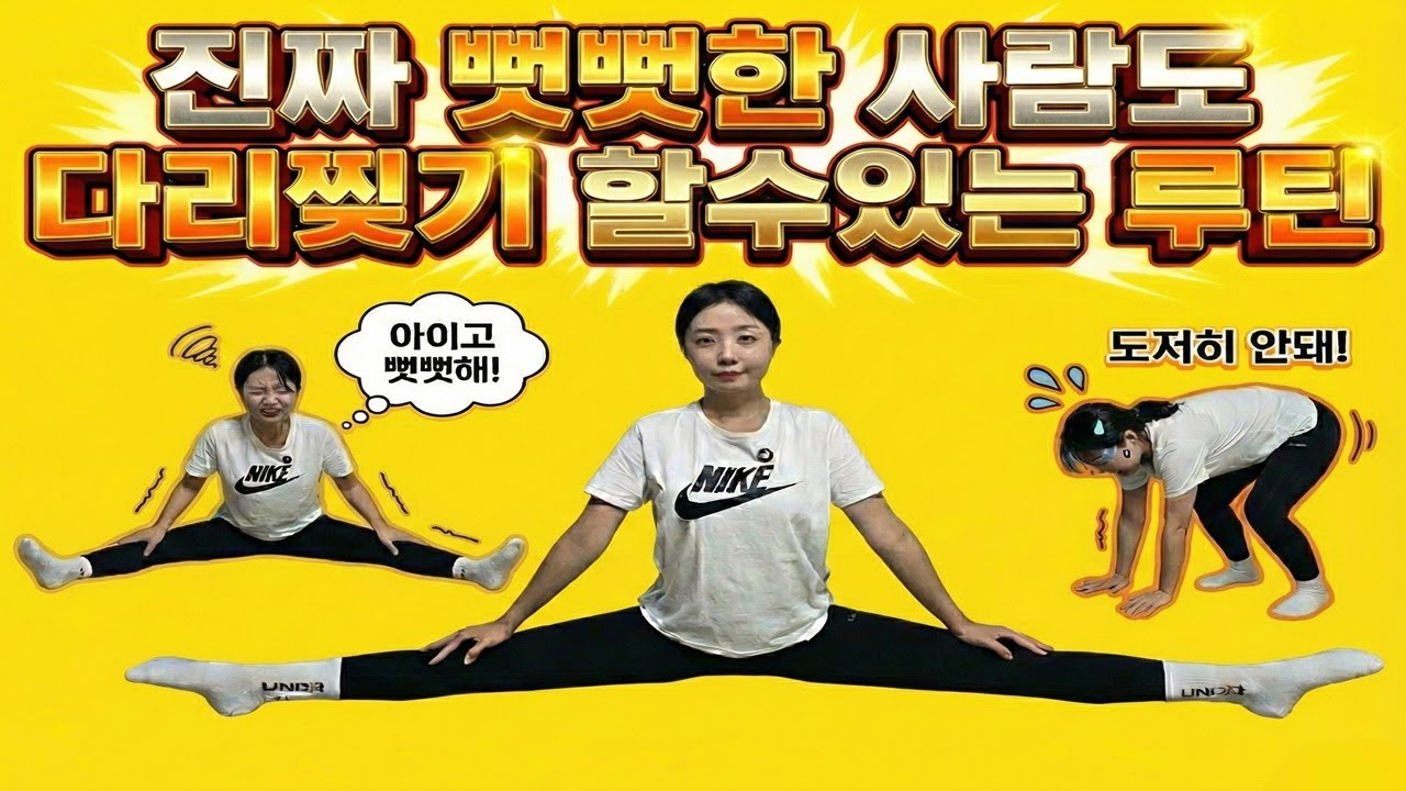 내전근·햄스트링·옆구리·고관절까지 싹 풀리는 다리찢기 스트레칭 루틴｜뻣뻣한 사람도 가능⭕️
