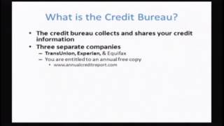 Personal Finance: Class 3 - Credit