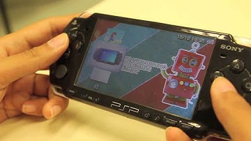 PSP application for controlling a robot demo